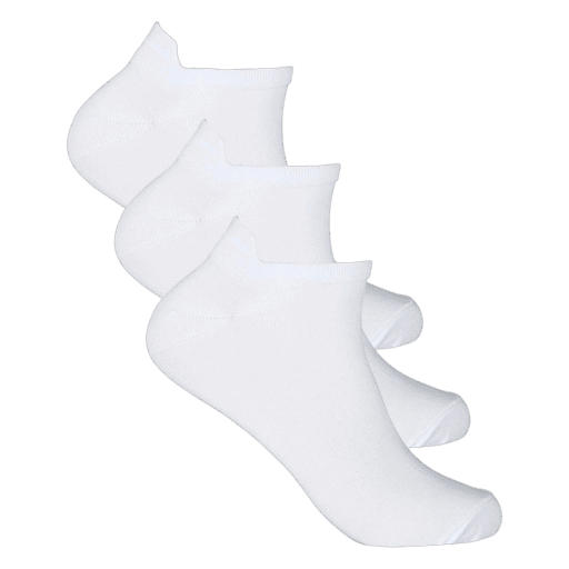 bambustrumpa sneaker vit