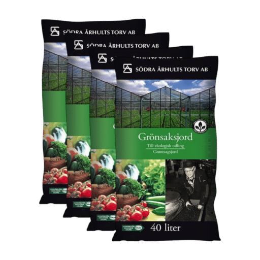 Grönsaksjord 40 liter 4-pack