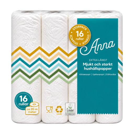 hushållspapper nyfiber 16-pack