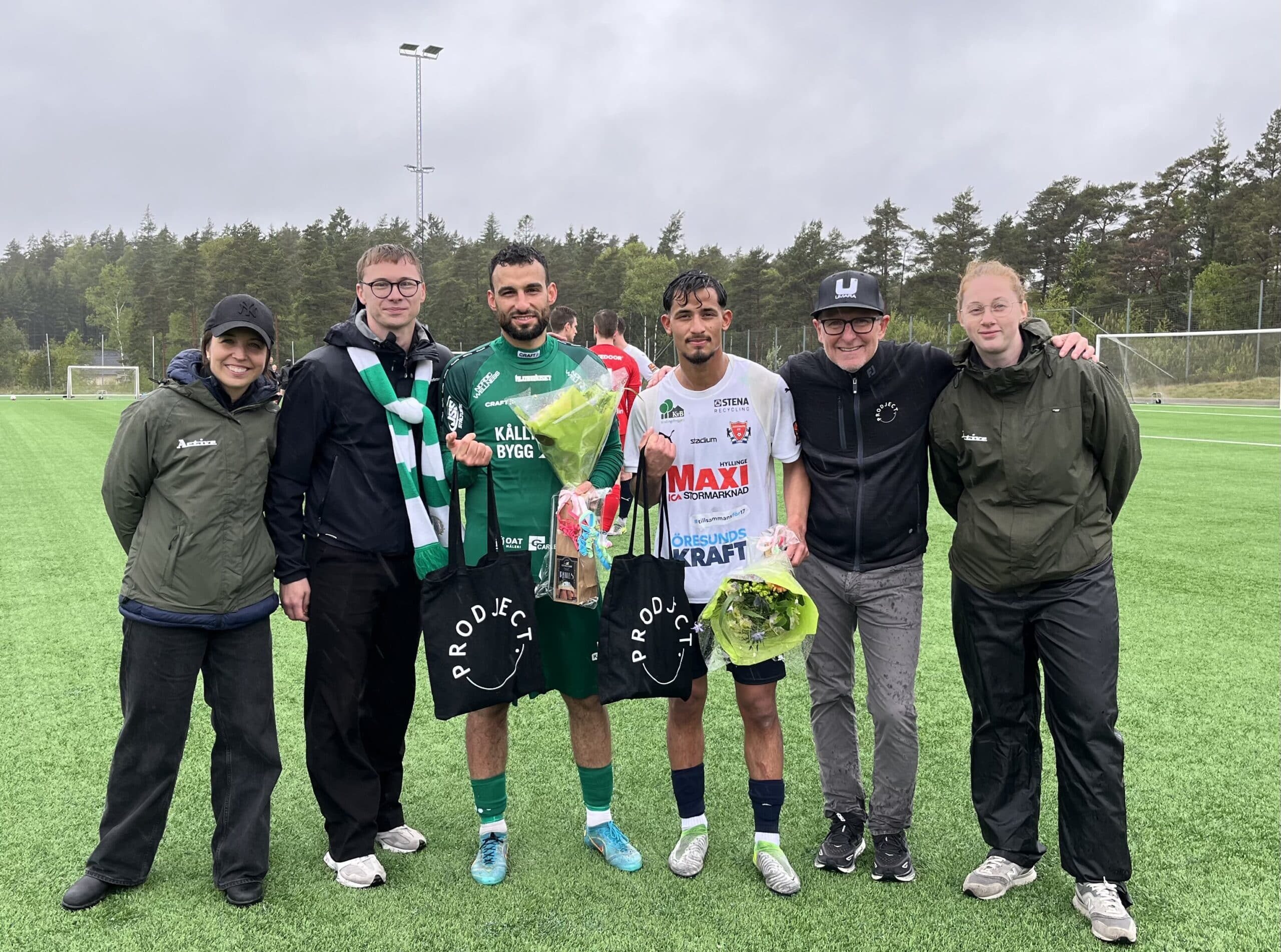 matchvärdar på Landvetter IP