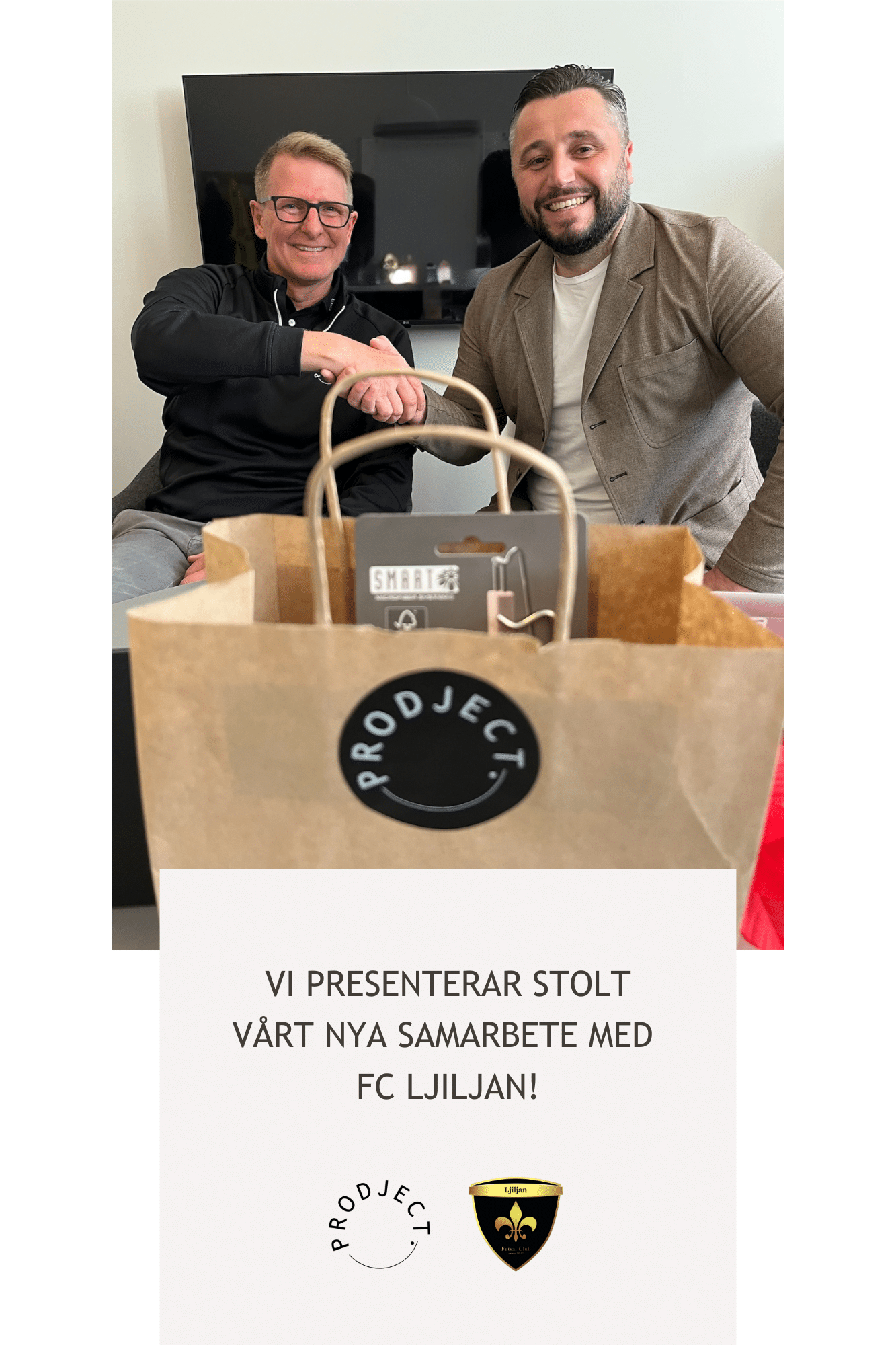 prodject samarbete med fc ljiljan